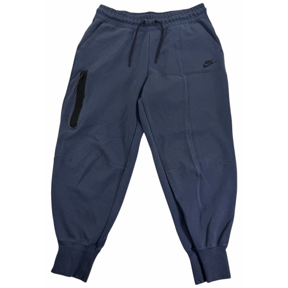 Women’s Nike Tech Sweatpants Fleece Jogger CW4292-437 Blue Size Large Sportswear